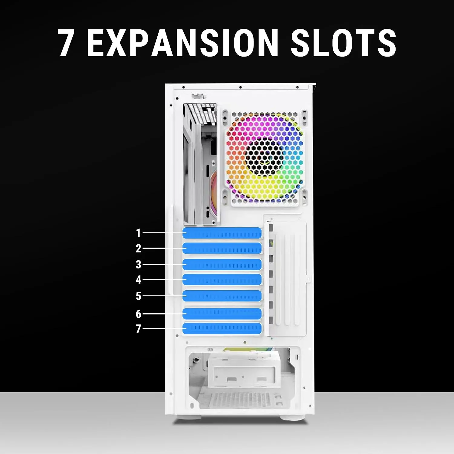 Ant Esports Gmaing Cabinet Elite 1200 White view 5